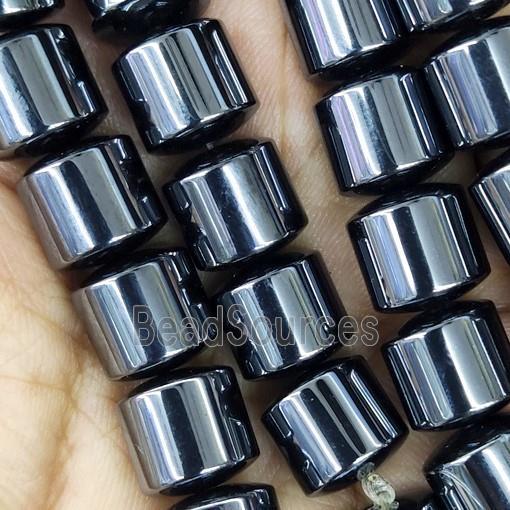 black Hematite tube beads