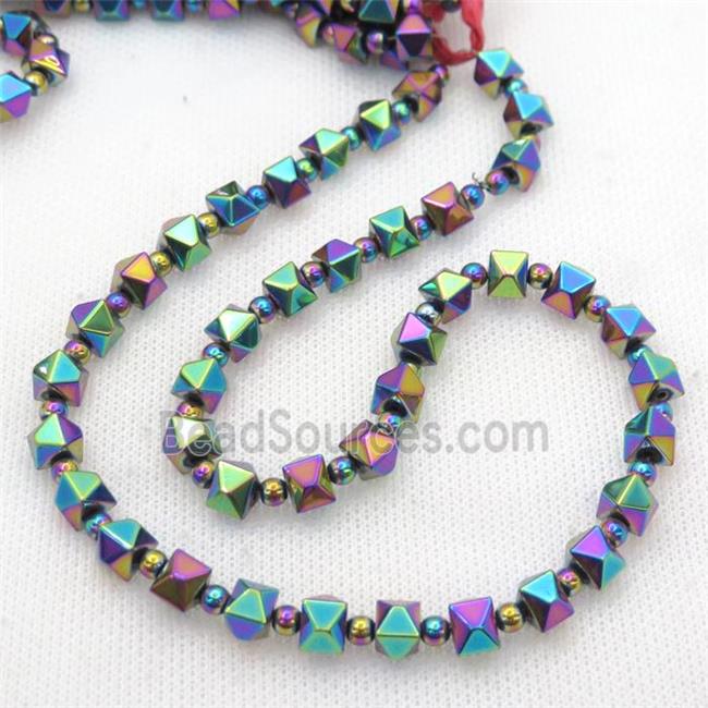 Rainbow Hematite Beads