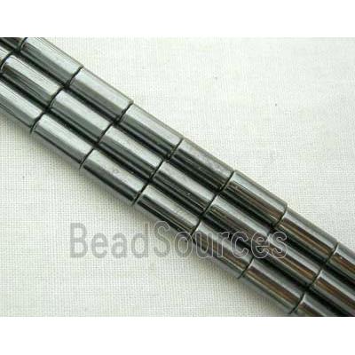 Magnetic Hematite tube beads