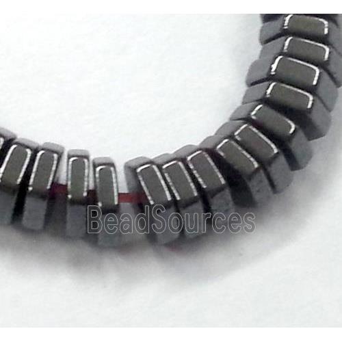 Hematite beads, no-Magnetic, hexagon