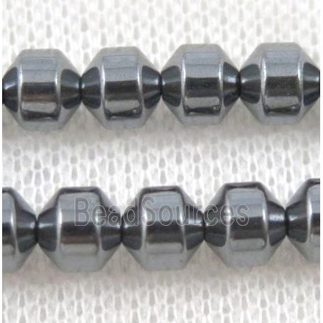 Black Hematite Awl Beads Bullet