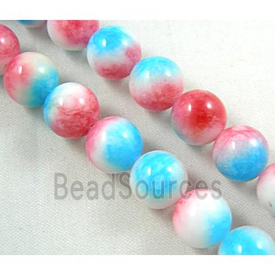 Jade beads, Round, mix color