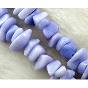 Erose jade bead, Dye chips, stabile