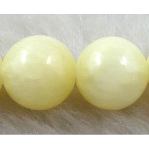 Round Jade gemstone, dye, stabile