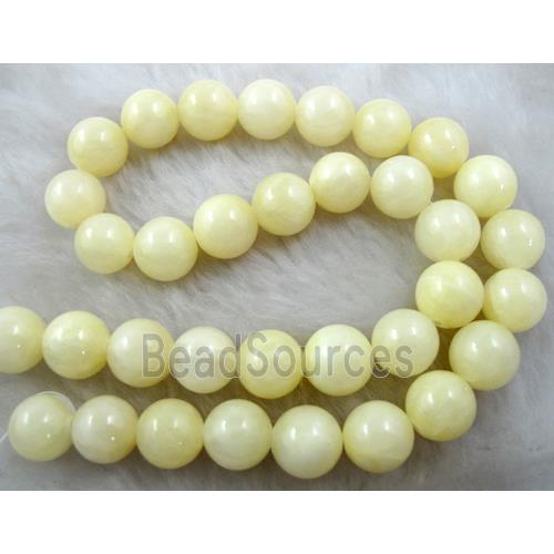 Round Jade gemstone, dye, stabile