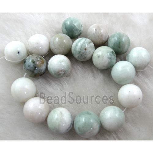 Round Jade gemstone, dye, stabile