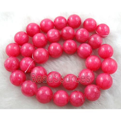 Round Jade gemstone, dye, stabile