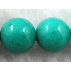 Round Jade gemstone, dye, stabile