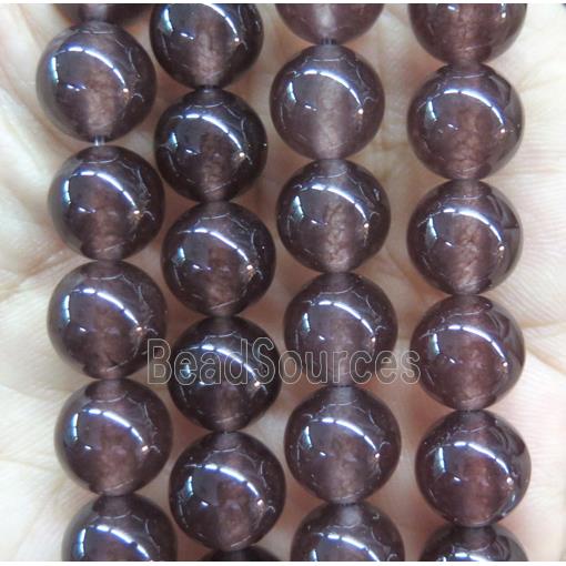 round jade stone beads, dye, coffee