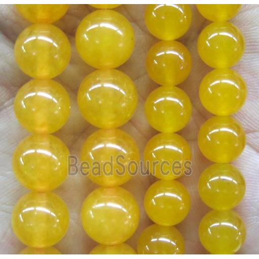 round jade stone beads, dye, golden