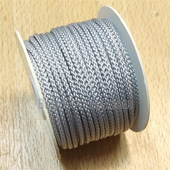 Nylon Cord Gray Silver