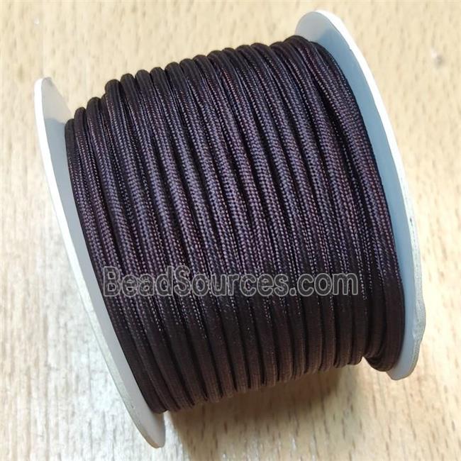 Nylon Thread Cord Dark Coffee