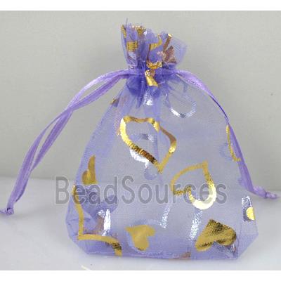 Organza bag, lavender