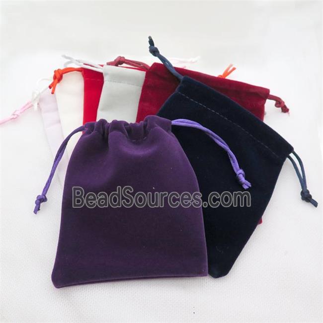 mixed Velvet Pouches, Jewelry bags