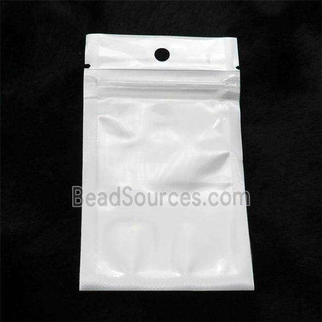 Clear White Plastic ZipLock OPP Bags