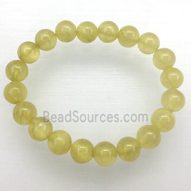 Stretch Jade bracelet, dye