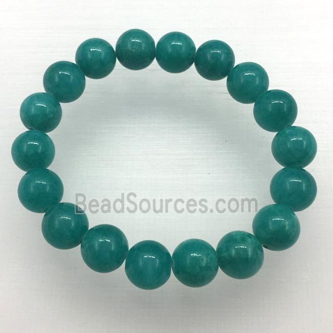 Stretch Jade bracelet, dye