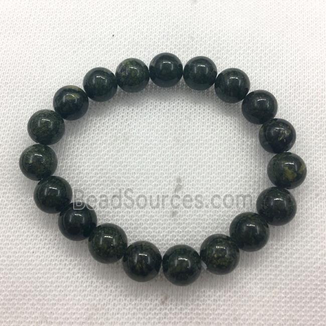 Stretch Jade bracelet, dye