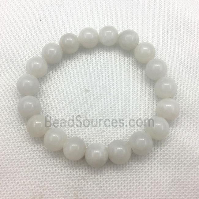 Stretch Jade bracelet, dye