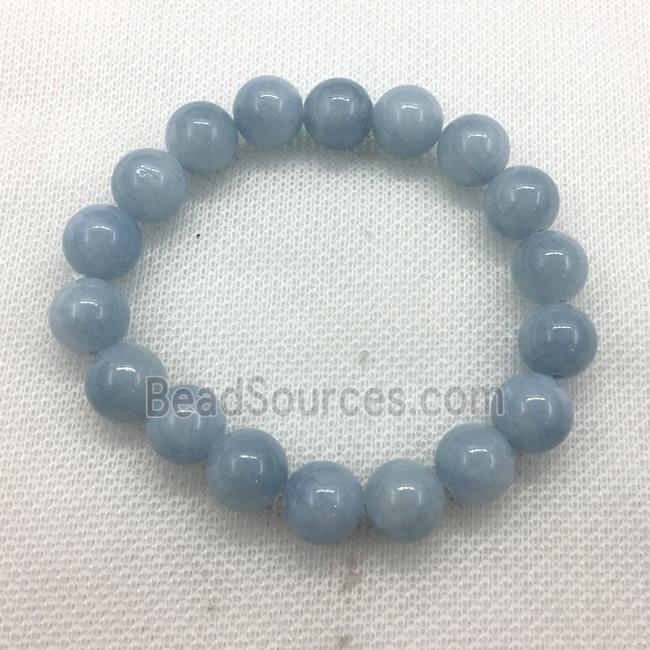 Stretch Jade bracelet, dye