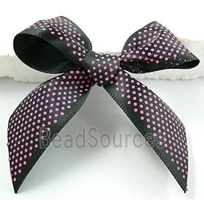 bowknot, Ribbon butterfly flower, dark purple