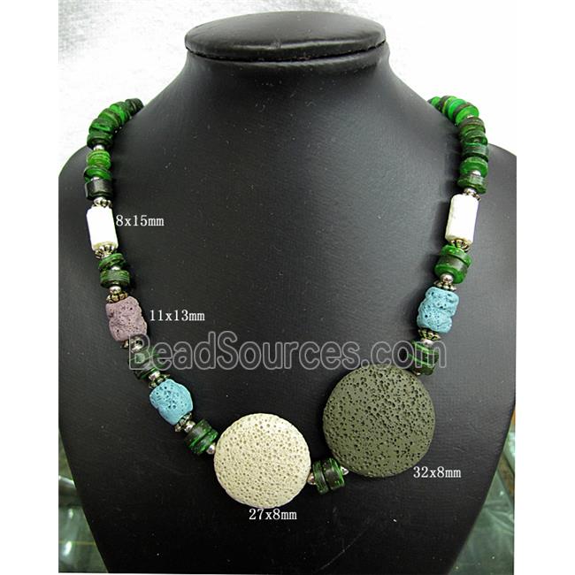 Handmade Lave Necklace