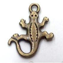 tibetan silver crocodile pendants non-nickel, bronze