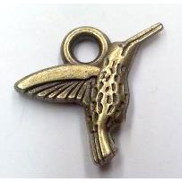 Tibetan silver bird pendant non-nickel, bronze