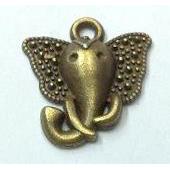 tibetan silver elephant pendants non-nickel, bronze