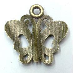 tibetan silver butterfly pendants non-nickel, bronze