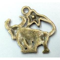 tibetan silver bull pendants non-nickel, bronze