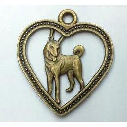 tibetan silver pendant, Chinese Zodiac Dog