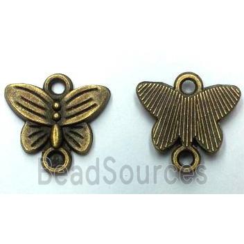 tibetan silver butterfly pendant non-nickel, bronze