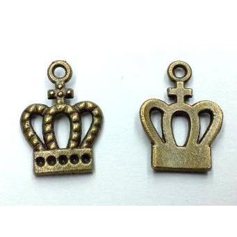 tibetan silver crown pendant non-nickel, bronze