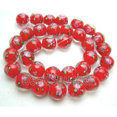 Round Lampwork Beads