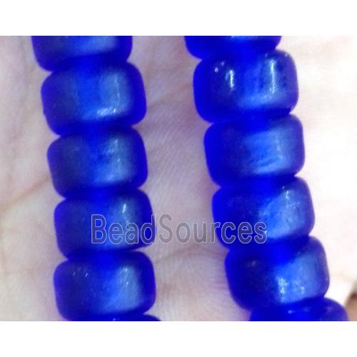 matte lampwork bead, heshi