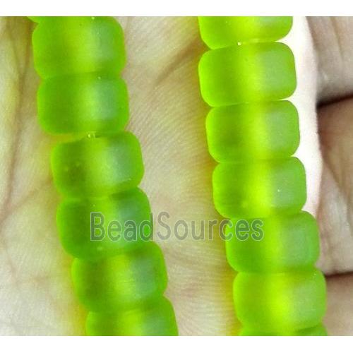 matte lampwork bead, heshi