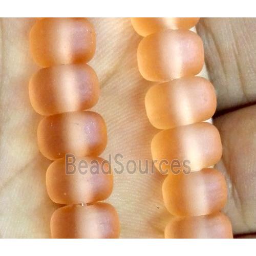 matte lampwork bead, heshi