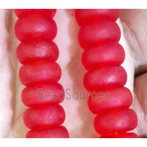 matte lampwork bead, heshi