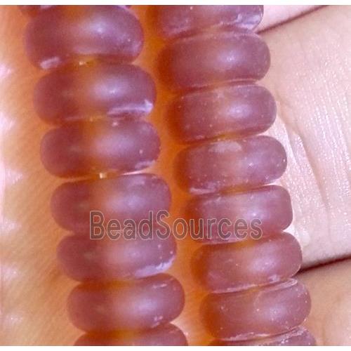 matte lampwork bead, heshi