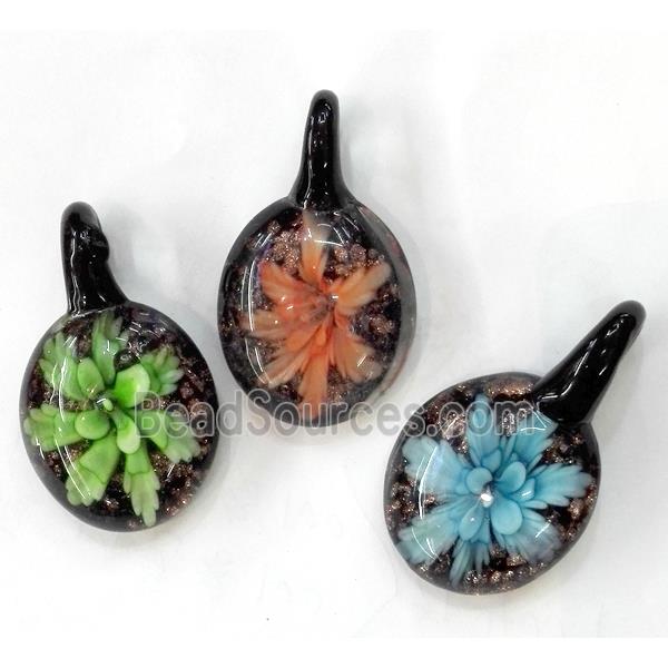 lampwork pendant