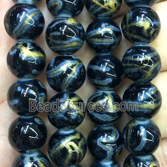 round Lampwrok Glass Beads