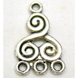 Tibetan Silver Pendant Non-Nickel