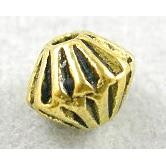 Tibetan Silver Spacer Non-Nickel, Antique Gold