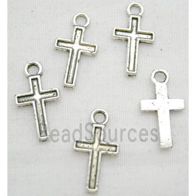 Tibetan Silver Latin Crosses Non-Nickel