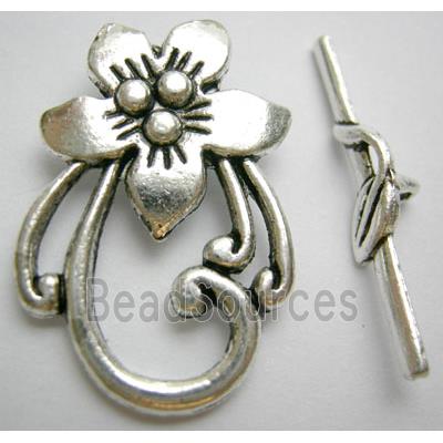 Tibetan Silver Toggle Clasps Non-Nickel