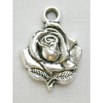 Tibetan Silver Flower pendant Non-Nickel