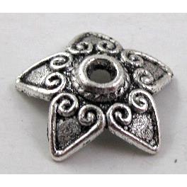 Tibetan Silver BeadCaps Non-Nickel