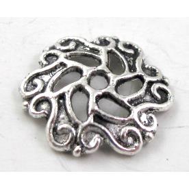 Bead-Caps, Tibetan Silver Non-Nickel