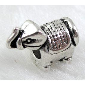 elephant, Tibetan Silver Spacer Non-Nickel